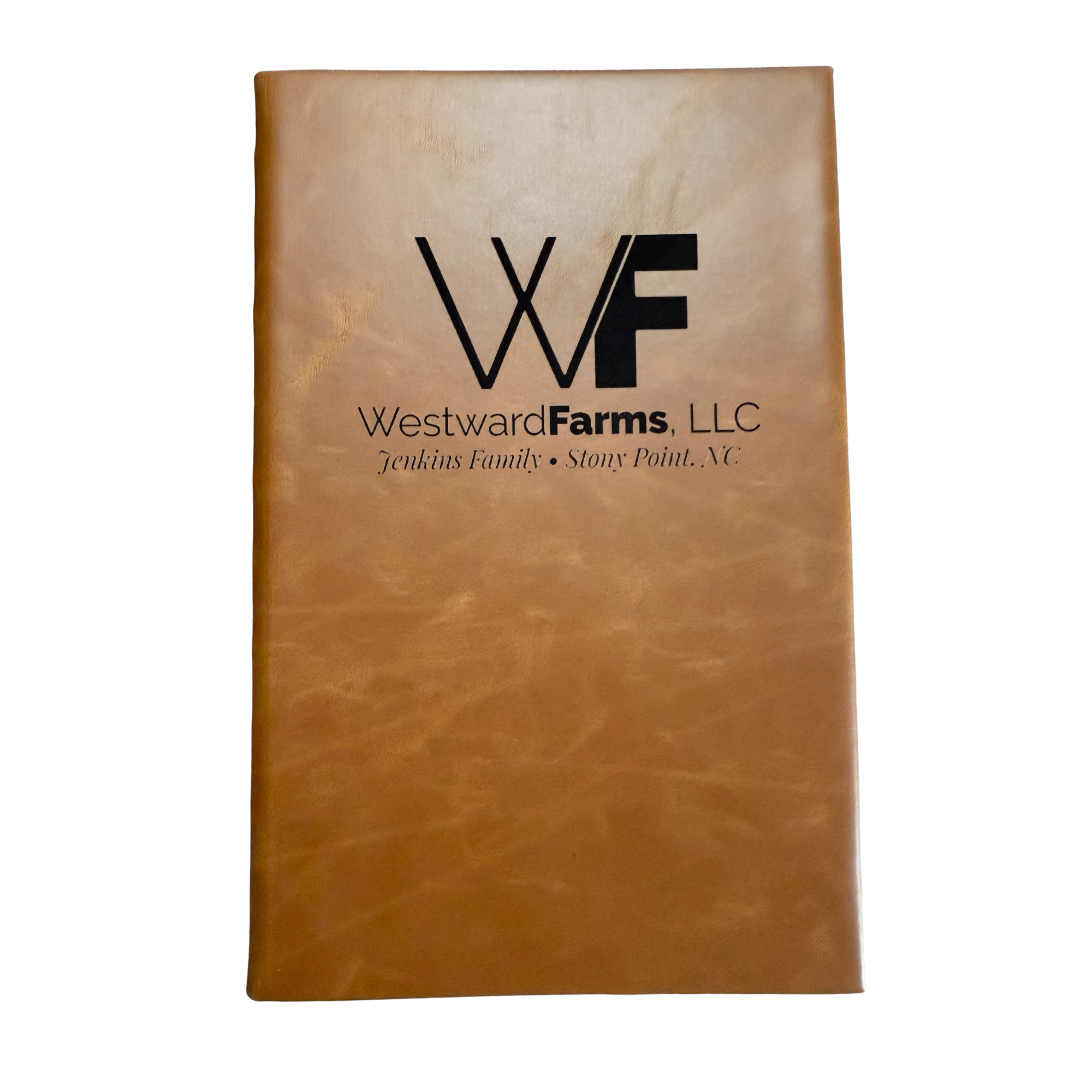 Laser engraved journal example