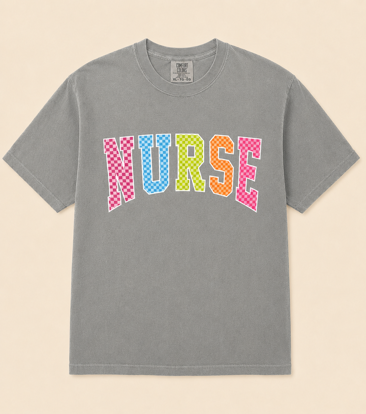 Nurse Rainbow Comfort Color Tee